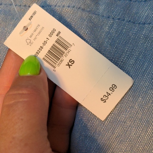 GAP Paper Bag Shorts Baggy Boxy XS - Picture 8 of 11